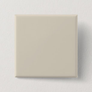 Bone White Square Pin-back Button