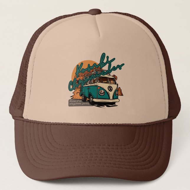 Boné with Kombi drawing Trucker Hat (Front)