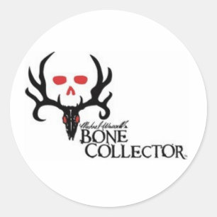 bonecollector classic round sticker