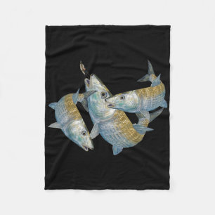 Bonefish Hunting A Salt Water Fly Fishing &amp; De Fleece Blanket