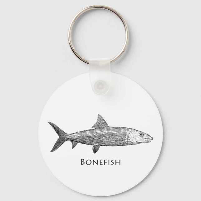 Bonefish Logo Key Ring (Front)