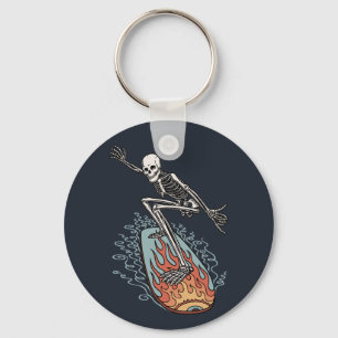 Bonehead Board Dude Key Ring