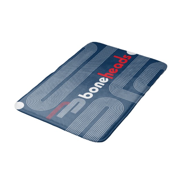 boneHeads™ logo BAUHS-2 Bath Mat (Angled)