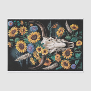 Bones and Blooms, Wildflowers and Wild West Tissue Paper