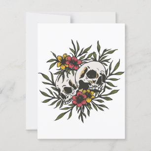 Bones and Botany  Postcard