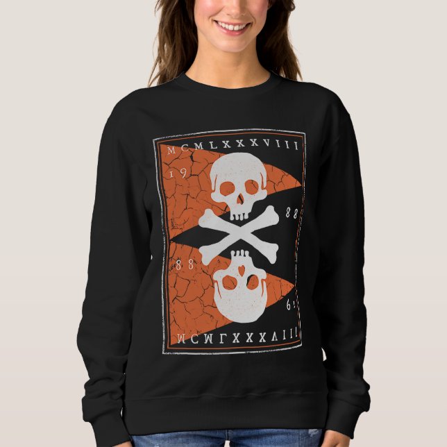 Bones and Skulls Pirate  2 Sweatshirt (Front)