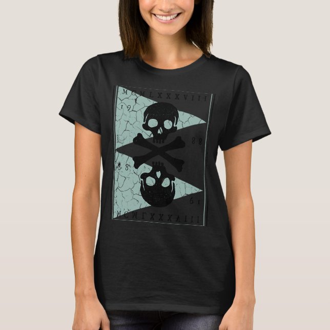 Bones and Skulls Pirate T-Shirt (Front)