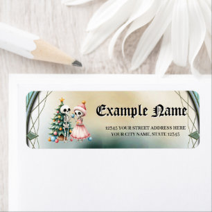 Bones, baubles, and a bit of magic return address label