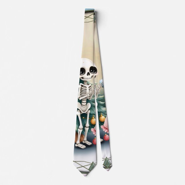 Bones, baubles, and a bit of magic  tie (Front)