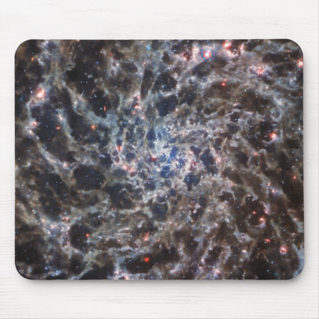 Bones of Galaxy IC5332 from JWST Mouse Pad (Front)