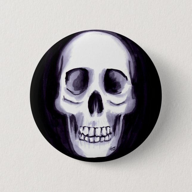 Bones V 6 Cm Round Badge (Front)