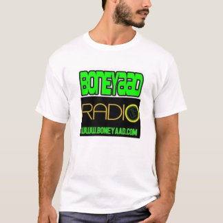 Boneyaad radio white t-shirt