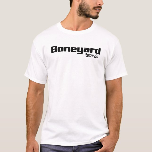 Boneyard Records T-Shirt (White) (Front)