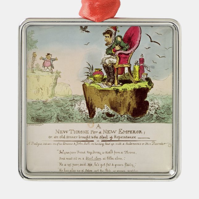 Boney's Elba Chair, published by S. Knight Metal Tree Decoration (Front)