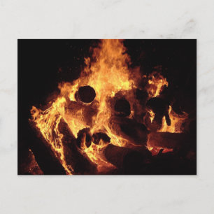 Bonfire #3 postcard
