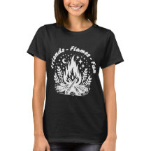 Bonfire camping t-shirt