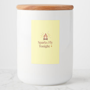 Bonfire Night Bottle Label 🔥 Cozy Fall Party