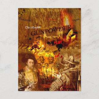 Bonfire Night Historic Postcard