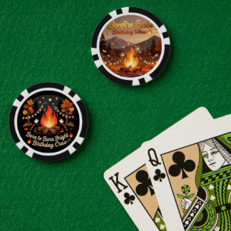 Bonfire Night Poker Chips 🔥 | Cozy Outdoor Game