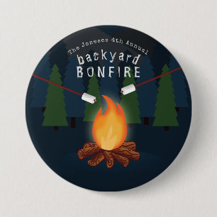 Bonfire Party 7.5 Cm Round Badge