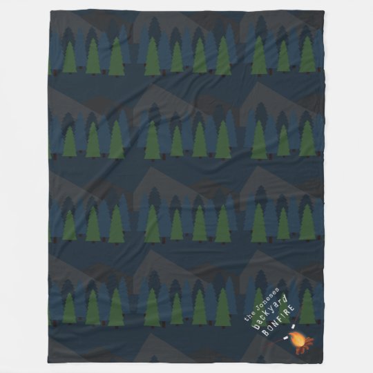 Bonfire Party Fleece Blanket
