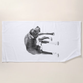 Bonfire Perimeter Calm Beach Towel
