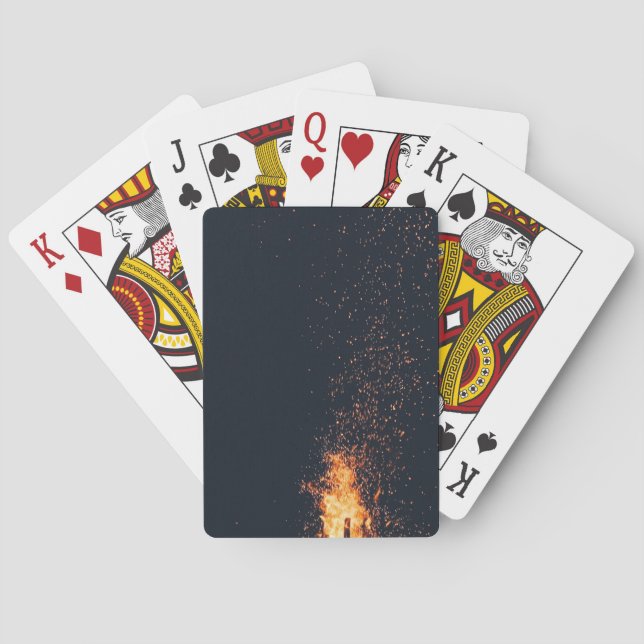 bonfire playing cards (Back)