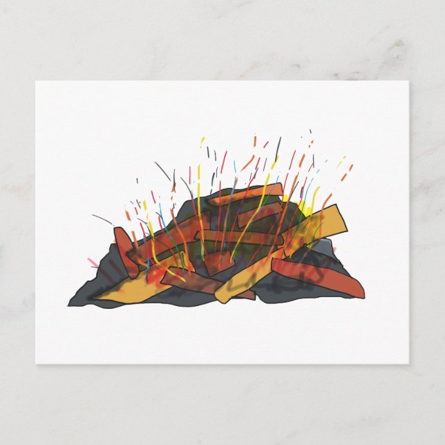 Bonfire Postcard (Front)