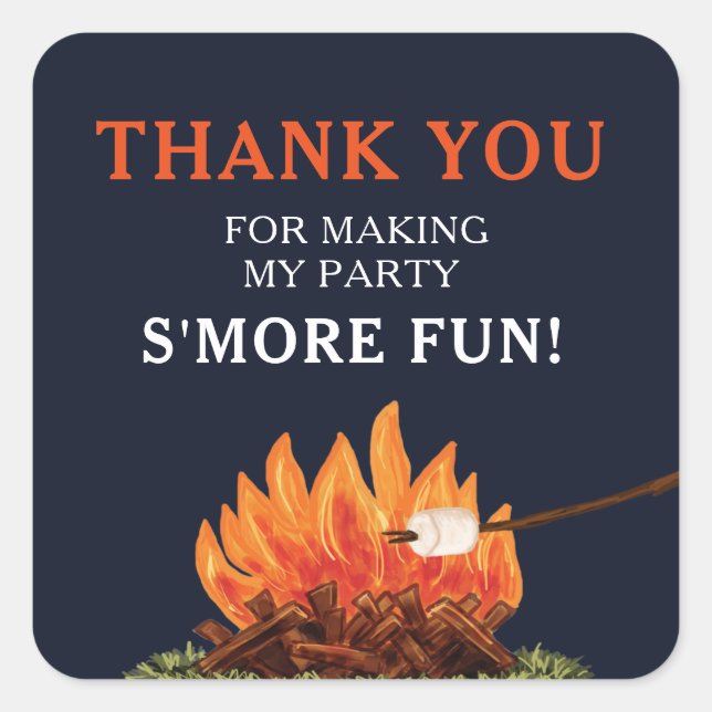 Bonfire & Smore's Stickers (Front)