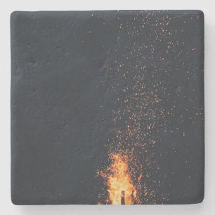 bonfire stone coaster