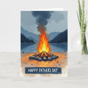Bonfire Sweet Fathers Day Card