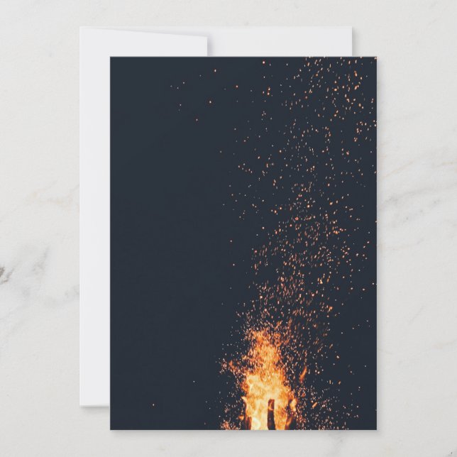 bonfire thank you card (Front)