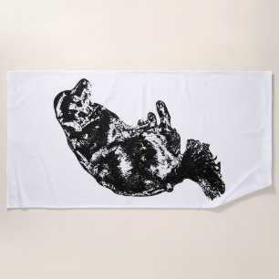 Bonfire Weekend Calm — Retriever Beach Towel