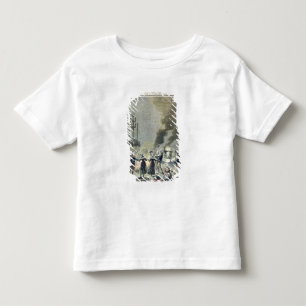 Bonfires lit to celebrate the summer solstice in toddler T-Shirt
