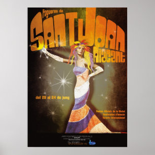 Bonfires of San Juan Alicante Poster