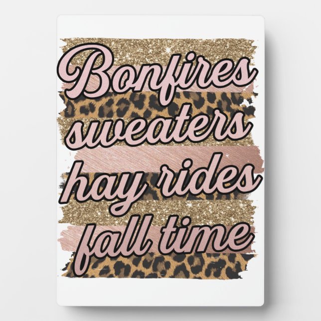 Bonfires Plaque (Front)