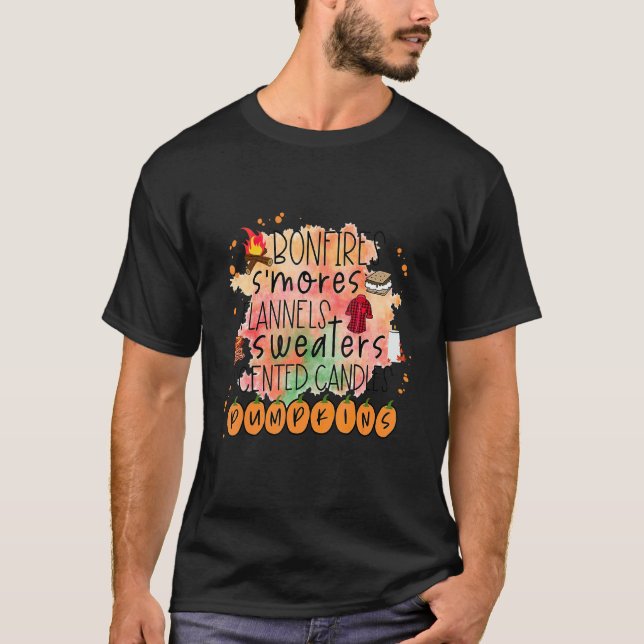 Bonfires S'mores Flannels Sweaters Scented Candles (Front)