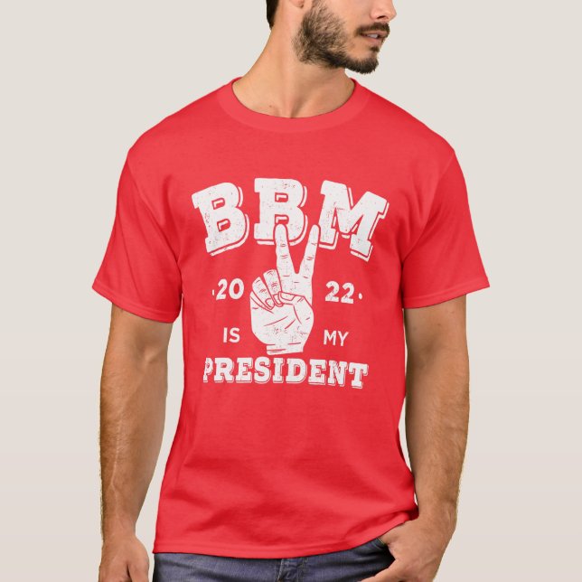 Bong Bong Marcos President BBM 2022 Peace Red T-Shirt (Front)