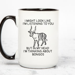Bongo Antelope Mug, Bongo Lover Gifts Mug