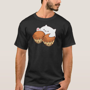 Bongo Cat merch Cute cat meme T-Shirt