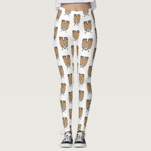 Bongo drum cartoon illustration leggings