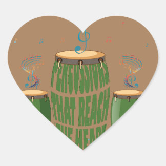 BONGO HEART STICKER