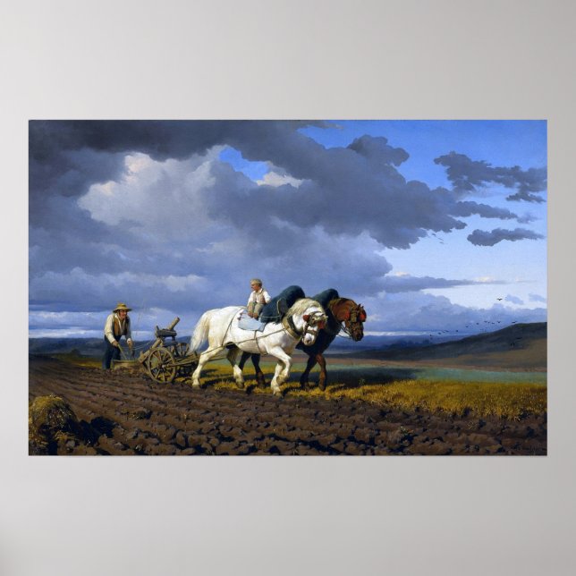 Bonheur - Ploughing Poster (Front)