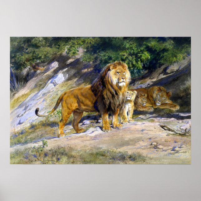 Bonheur - The King Watches Poster (Front)