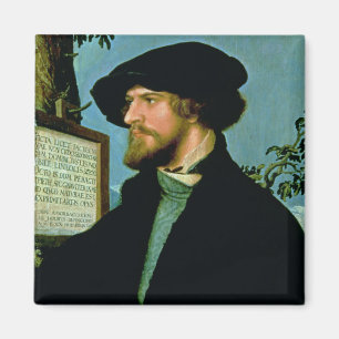 Bonifacius Amerbach, 1519 (oil on pinewood) Magnet
