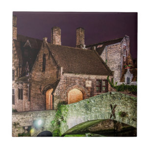 Bonifacius Bridge in Bruges Ceramic Tile