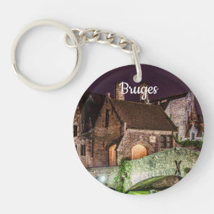Bonifacius Bridge in Bruges Key Ring