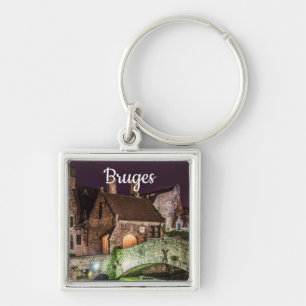 Bonifacius Bridge in Bruges Key Ring