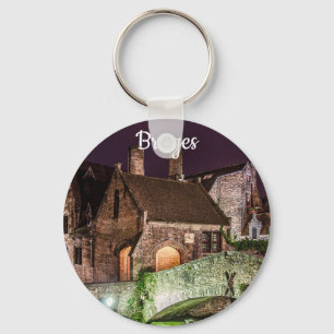 Bonifacius Bridge in Bruges Key Ring