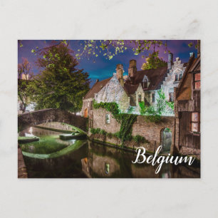 Bonifacius Bridge in Bruges Postcard